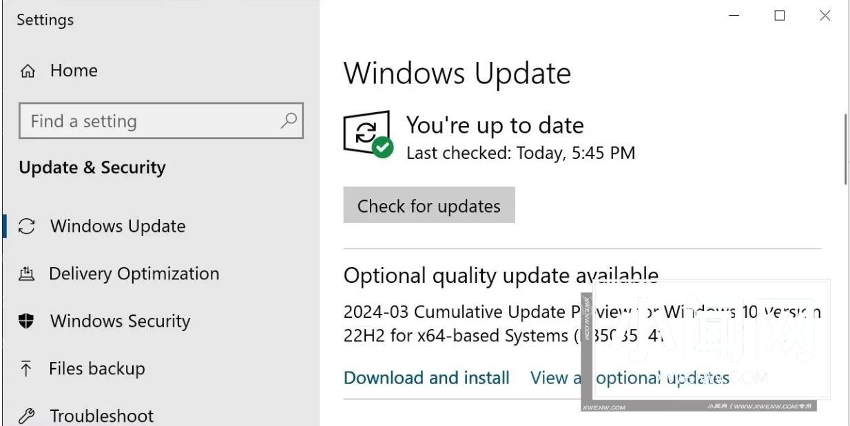 Win10 22H2推送3月更新补丁KB5035941(附更新内容)
