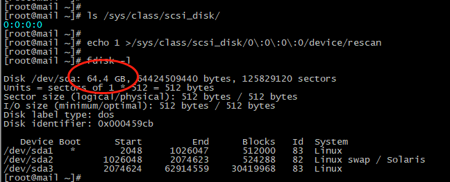 VMware ESXi虚拟机CentOS 7不关机在线扩容磁盘