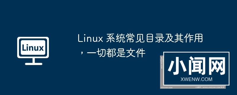 linux 系统常见目录及其作用，一切都是文件