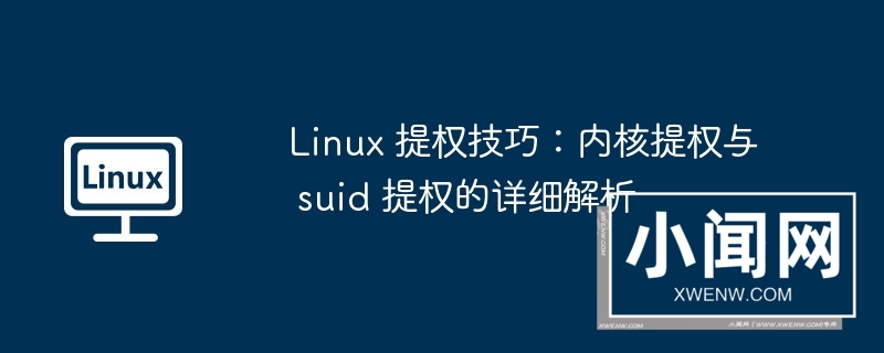 linux 提权技巧：内核提权与 suid 提权的详细解析