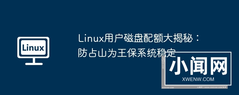 linux用户磁盘配额大揭秘：防占山为王保系统稳定