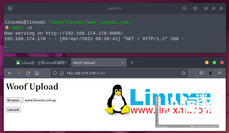 Linux 下如何在局域网中快速交换文件