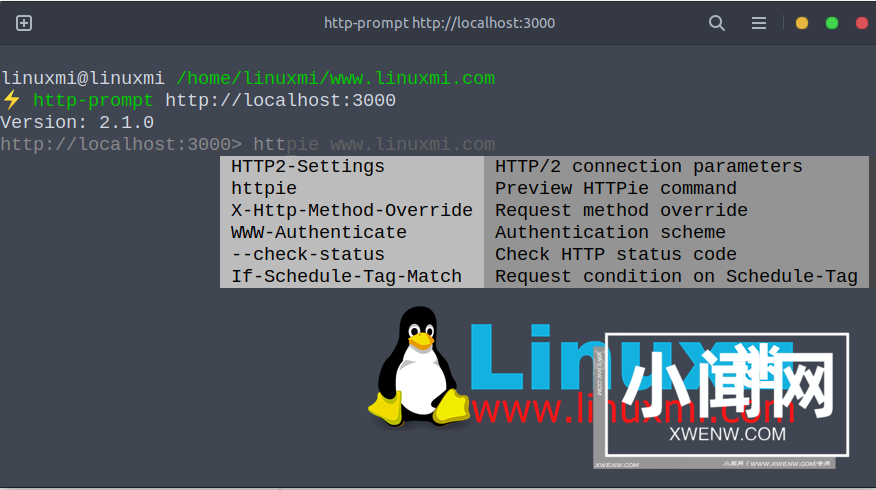 如何在 Linux 上 HTTPie 与 HTTP Prompt 安装和使用