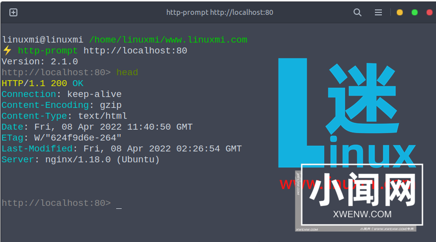 如何在 Linux 上 HTTPie 与 HTTP Prompt 安装和使用