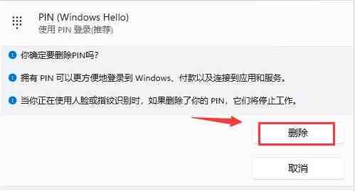 Windows11怎么删除PIN码_Windows11删除PIN码步骤