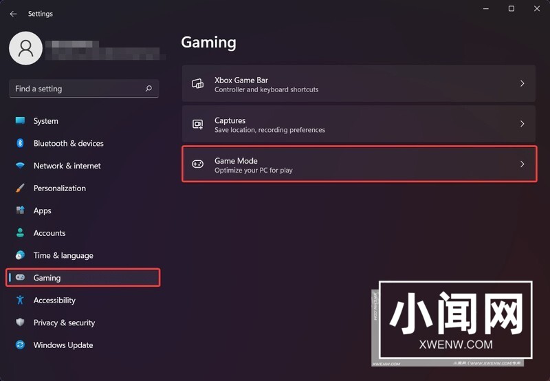 Win11怎么禁用游戏模式_Win11禁用游戏模式的方法