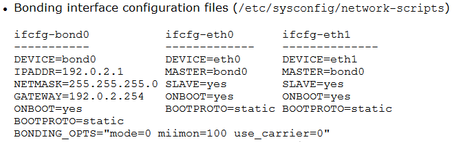 Linux系统多网卡绑定实战