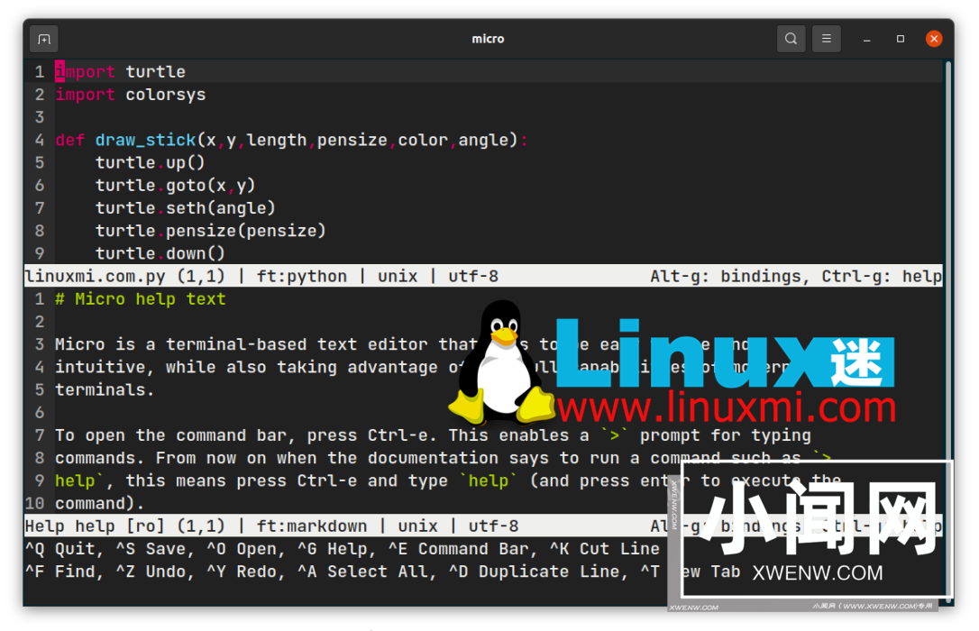 比 Vim 更现代直观的 Linux 文本编辑器