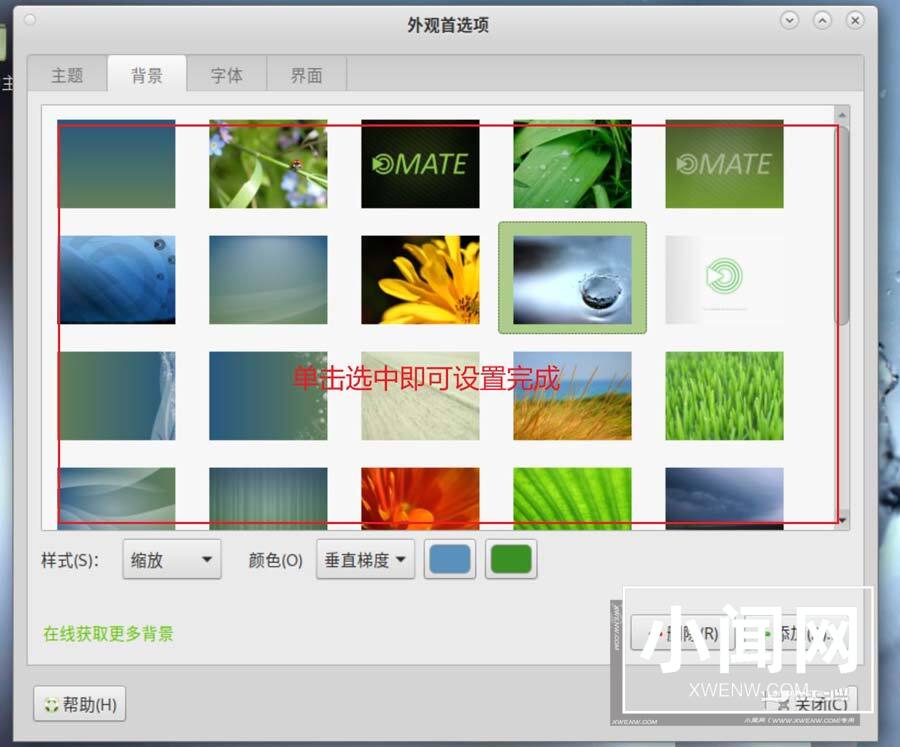 Debian怎么更换背景? Debian11 Mate设置桌面背景的技巧