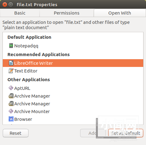 Ubuntu系统怎么设置文件默认打开方式?