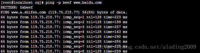 linux ping命令的几个简单使用方法