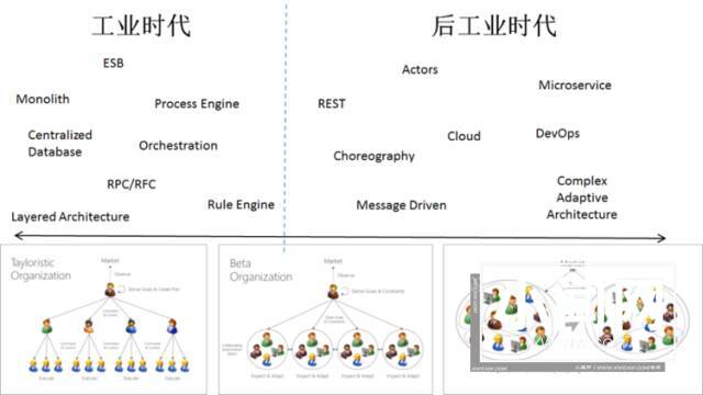 企业的组织架构对技术架构的影响