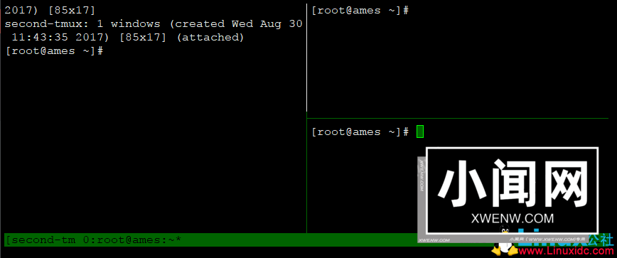 Tmux 终端命令行介绍