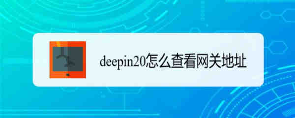 deepin20网关地址怎么设置? deepin修改网关地址的方法