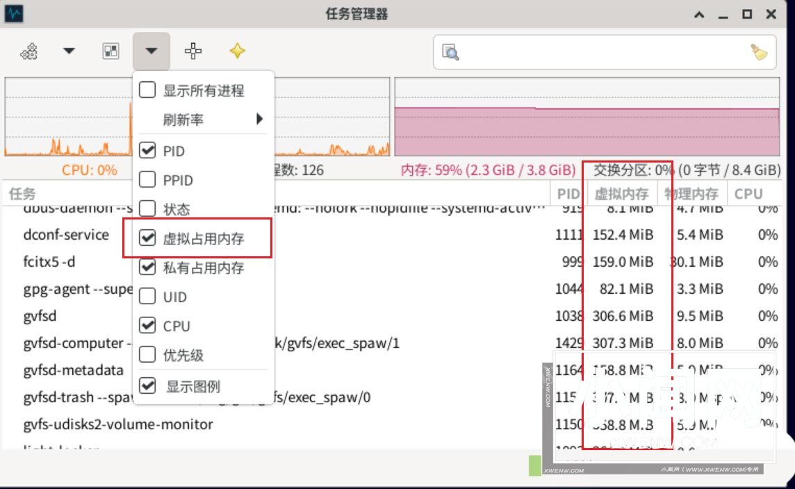 Debian11怎么查看虚拟内存使用情况? 查看进程占用虚拟内存技巧