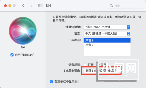 MAC系统怎么删除Siri与听写历史记录-删除Siri与听写历史记录教程