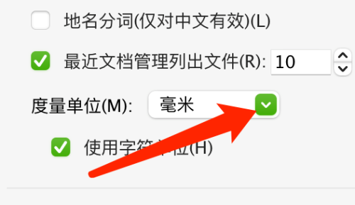 WPS office mac版如何选择度量单位-选择度量单位的方法