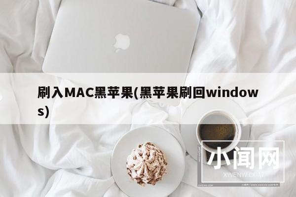 刷入MAC黑苹果(黑苹果刷回windows)