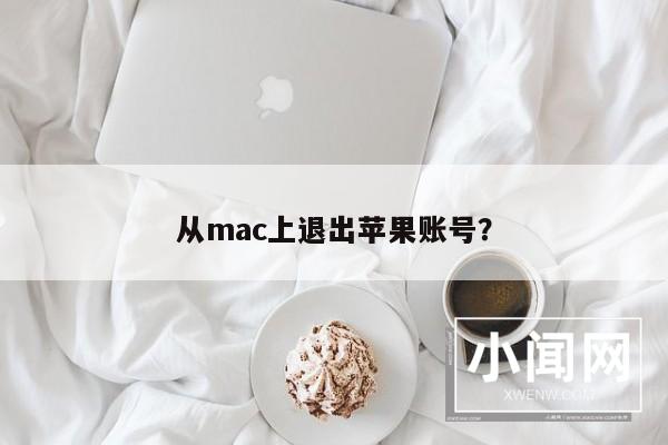 从mac上退出苹果账号？