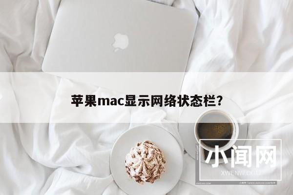 苹果mac显示网络状态栏？